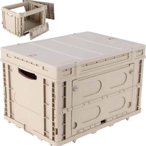 Collapsible Storage Bin Lids Side Doors
