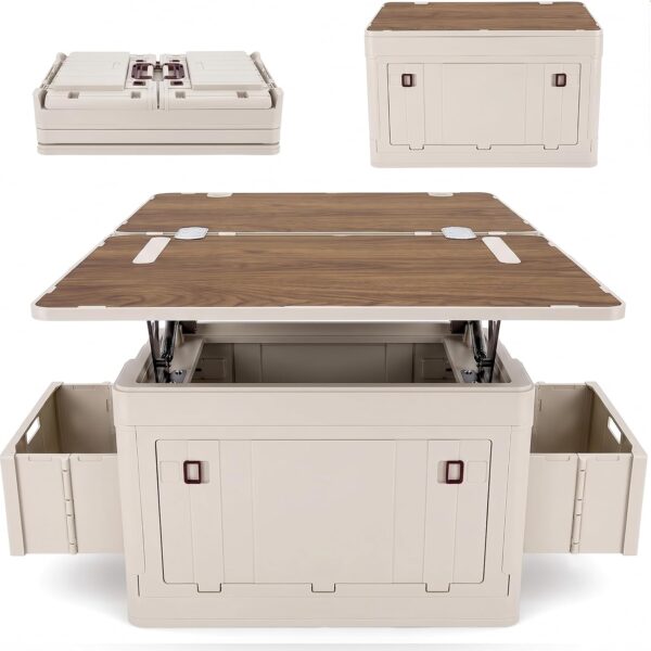 Rock Grey Camping Box with Table