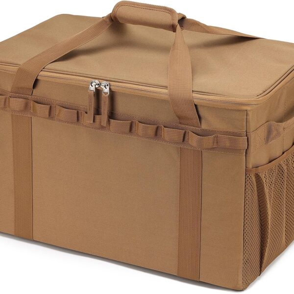 Coyote Brown Tactical Camping Tote Bag
